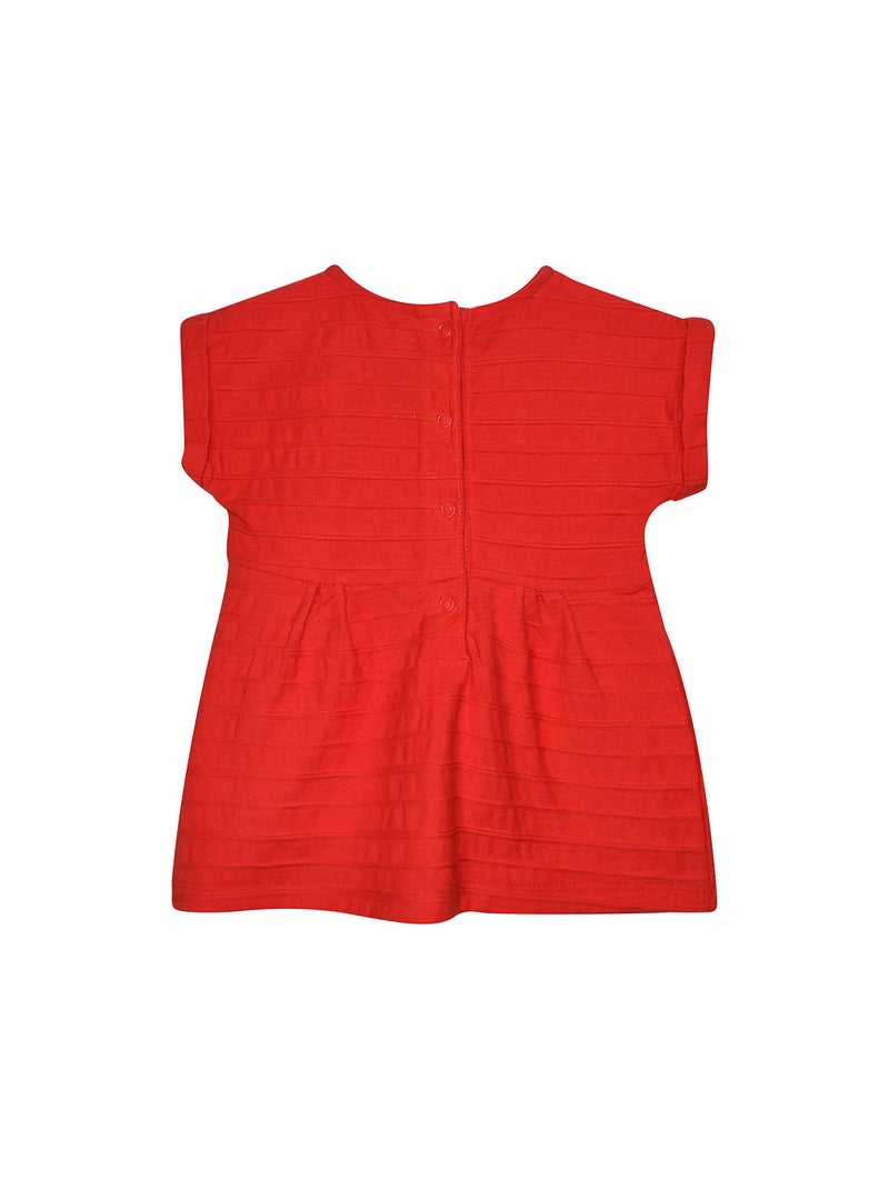 Ensemble robe legging Ruth Rouge - Kiabi