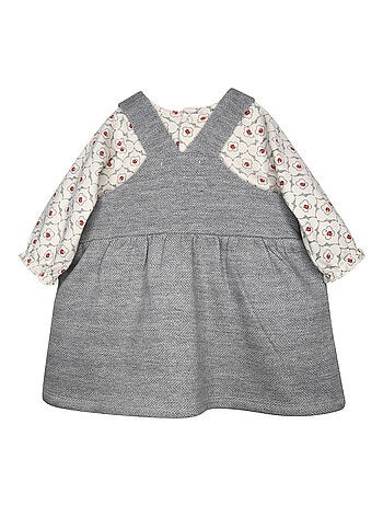 Ensemble robe manches longues + Bandeau Pierrette