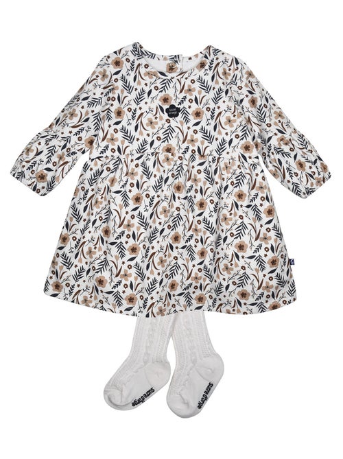 Ensemble robe manches longues et collant Paz - Kiabi