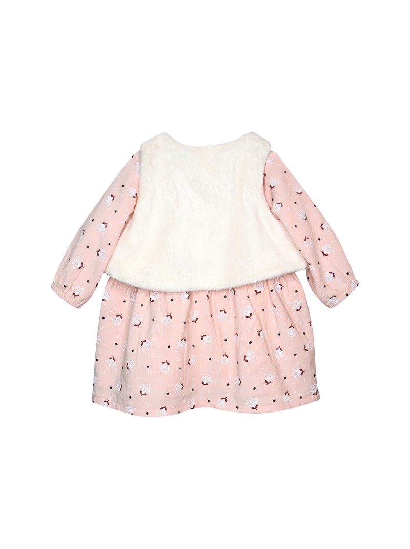 Ensemble robe manches longues et gilet sans manche Pamela Rose - Kiabi