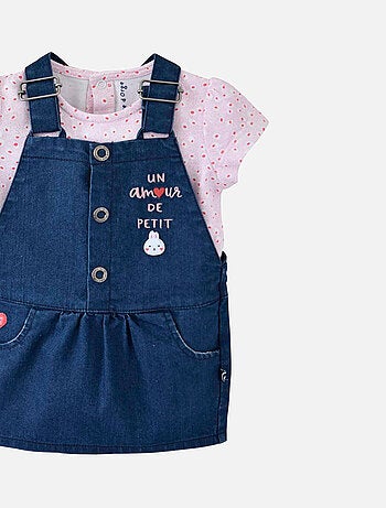 ENSEMBLE ROBE SALOPETTE GRENADINE