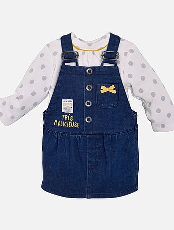 ENSEMBLE ROBE SALOPETTE JEAN