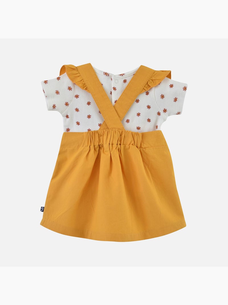 ENSEMBLE ROBE T-SHIRT ELODIE Jaune - Kiabi