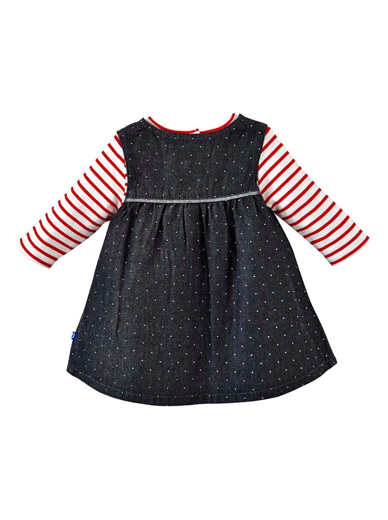 ENSEMBLE ROBE T-SHIRT HIBISCUS Gris - Kiabi