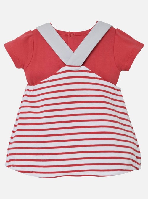 ENSEMBLE ROBE T-SHIRT MON SOLEIL SUCRE D'ORGE - Kiabi