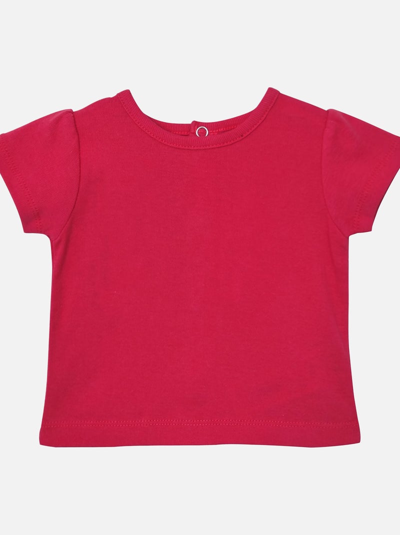 ENSEMBLE ROBE T-SHIRT MON SOLEIL SUCRE D'ORGE Blanc - Kiabi