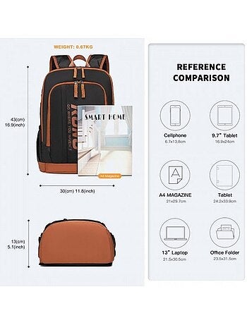 Ensemble sac de voyage 3 pièces polyester 25 l avec trousse
