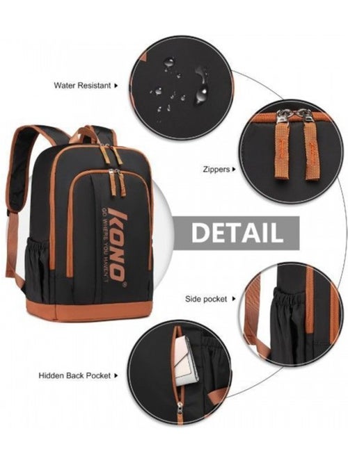 Ensemble sac de voyage 3 pièces polyester 25 l avec trousse - Kiabi