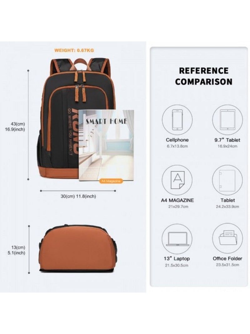 Ensemble sac de voyage 3 pièces polyester 25 l avec trousse Noir - Kiabi
