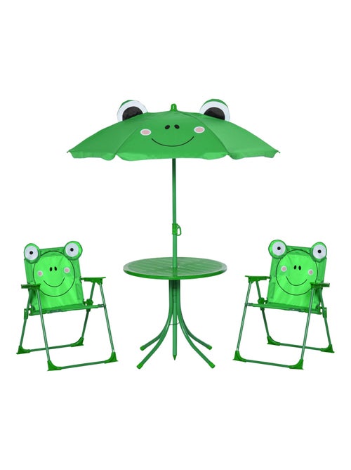 Ensemble salon de jardin enfant 4 pièces design grenouille - Kiabi