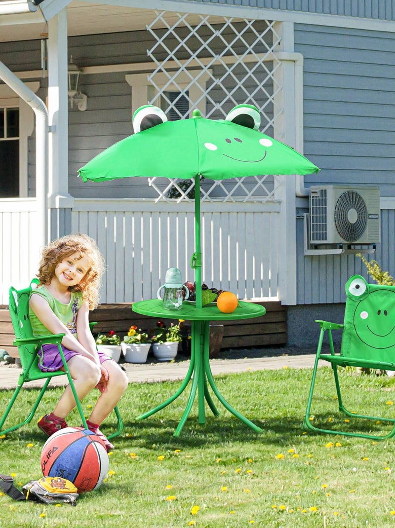 Ensemble salon de jardin enfant 4 pièces design grenouille N/A - Kiabi