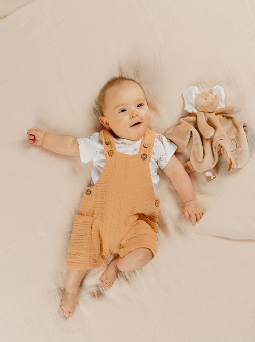 Ensemble Salopette avec T-shirt, Coton Noukie's - Kiabi