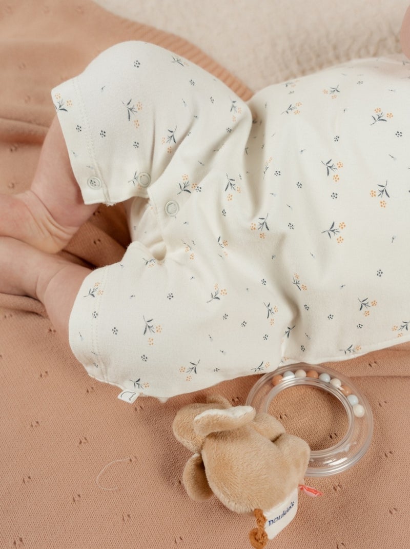 Ensemble Salopette avec T-shirt, Coton Noukie's Blanc - Kiabi