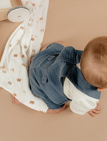 Ensemble Salopette avec T-shirt, Coton Noukie's
