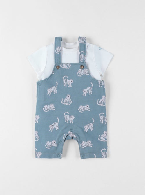 Ensemble Salopette avec T-shirt, Molleton Noukie's - Kiabi