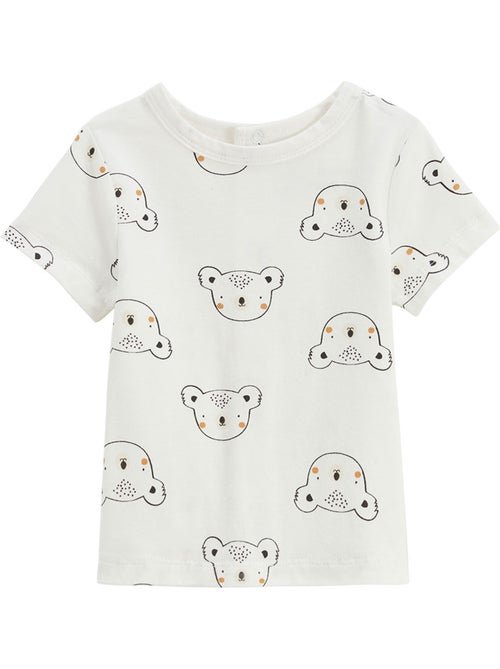 Ensemble salopette bébé en coton gaufré et t-shirt Mini Rêve - Kiabi