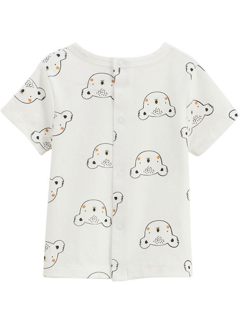 Ensemble salopette bébé en coton gaufré et t-shirt Mini Rêve - Kiabi