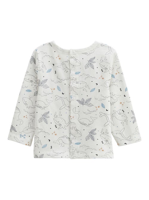 Ensemble salopette bébé en coton matelassé et t-shirt Petite Balade - Kiabi