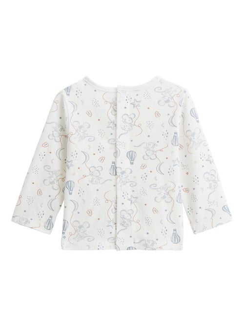 Ensemble salopette bébé en coton matelassé et t-shirt Rêverie - Kiabi