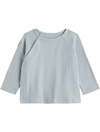 Ensemble salopette bébé en coton matelassé et t-shirt voix lactée