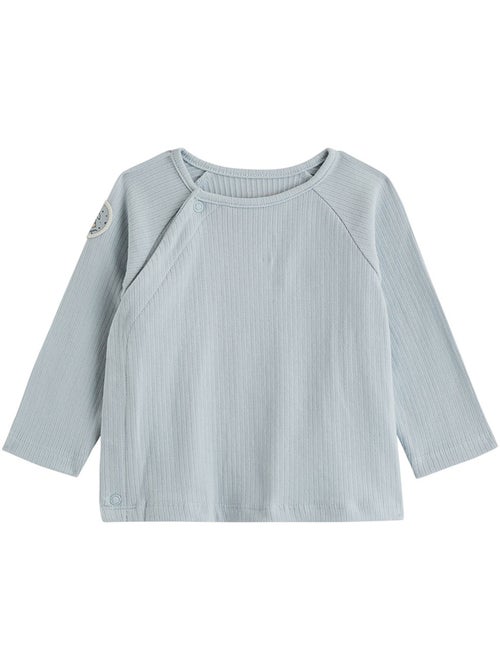 Ensemble salopette bébé en coton matelassé et t-shirt voix lactée - Kiabi Ensemble salopette bébé en coton matelassé et t-shirt voix lactée - Kiabi