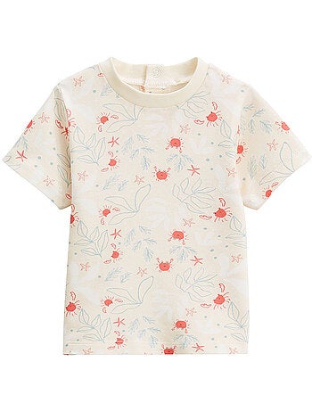 Ensemble salopette bébé en éponge et t-shirt Cayo Coco