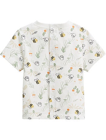 Ensemble salopette bébé en gaze de coton et t