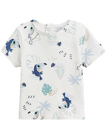 Ensemble salopette bébé en gaze de coton et t
