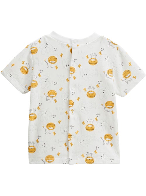 Ensemble salopette bébé en gaze de coton et t - Kiabi