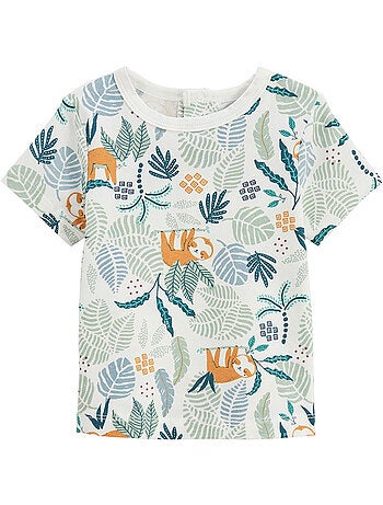 Ensemble salopette bébé en gaze de coton et t