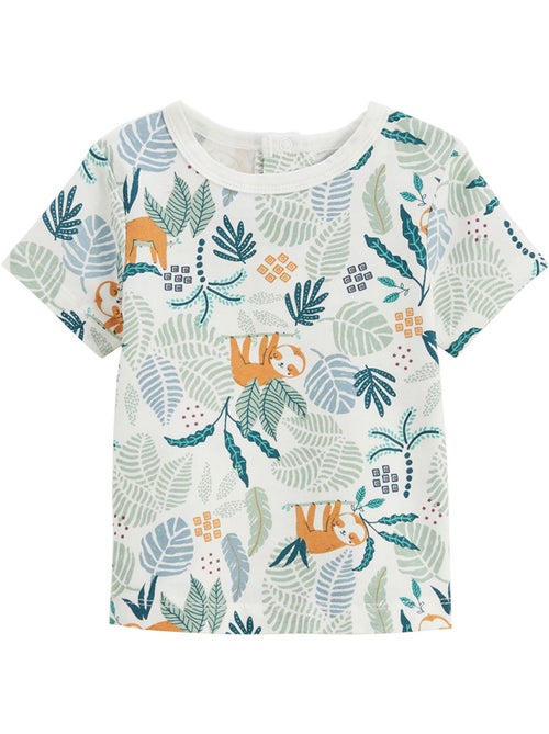 Ensemble salopette bébé en gaze de coton et t-shirt Baroudeur - Kiabi