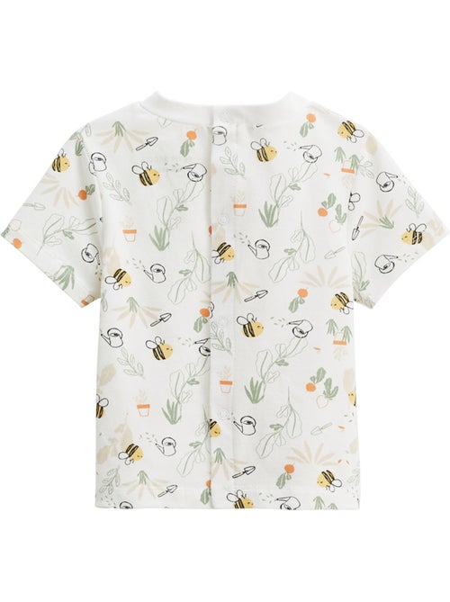Ensemble salopette bébé en gaze de coton et t-shirt Eden - Kiabi