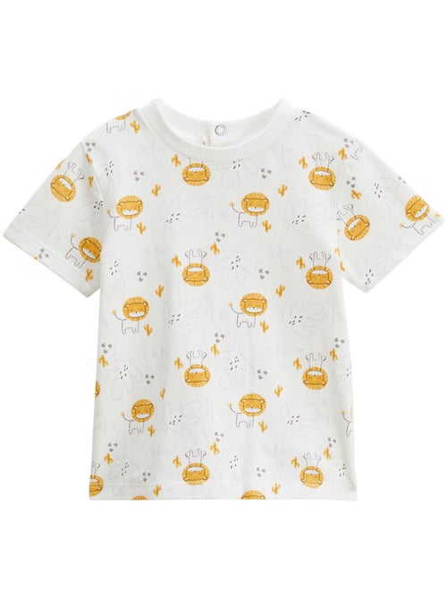 Ensemble salopette bébé en gaze de coton et t-shirt Elio - Kiabi