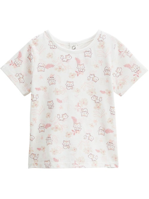 Ensemble salopette bébé en gaze de coton et t-shirt Louison - Kiabi