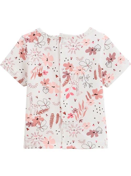 Ensemble salopette bébé en gaze de coton et t-shirt Petit Safari - Kiabi