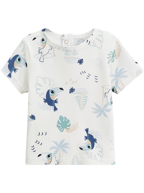 Ensemble salopette bébé en gaze de coton et t-shirt Toucana - Kiabi