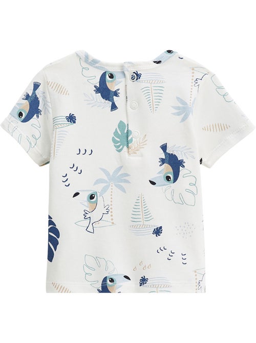 Ensemble salopette bébé en gaze de coton et t-shirt Toucana - Kiabi