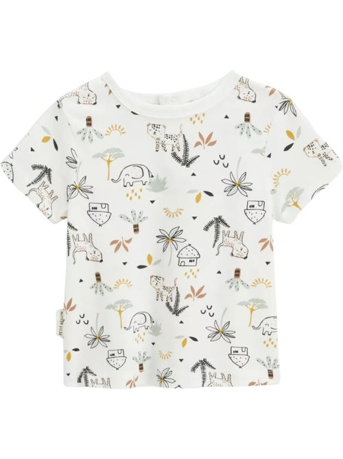 Ensemble salopette bébé en gaze de coton et t-shirt Yao - Kiabi