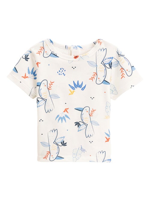 Ensemble salopette bébé en lin et t-shirt Mexico - Kiabi