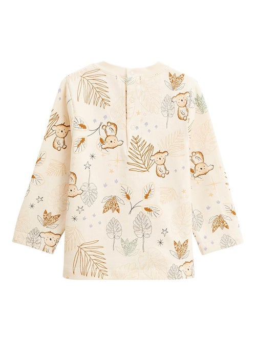 Ensemble salopette bébé en molleton et t-shirt Constellation - Kiabi