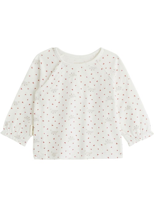 Ensemble salopette bébé en molleton et t-shirt doucette - Kiabi Ensemble salopette bébé en molleton et t-shirt doucette - Kiabi