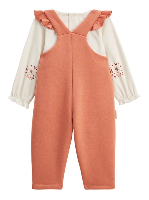 Ensemble salopette bébé en molleton et t-shirt Manouk - Kiabi