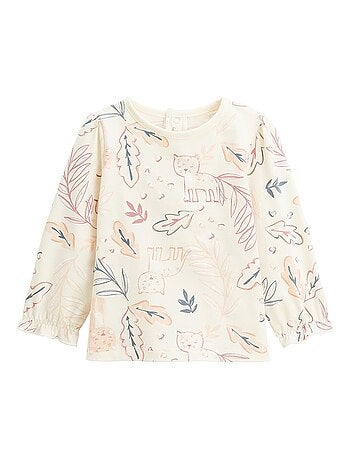 Ensemble salopette bébé en molleton et t-shirt matcha