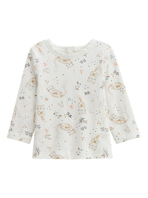 Ensemble salopette bébé en molleton et t-shirt Mini Loutre - Kiabi
