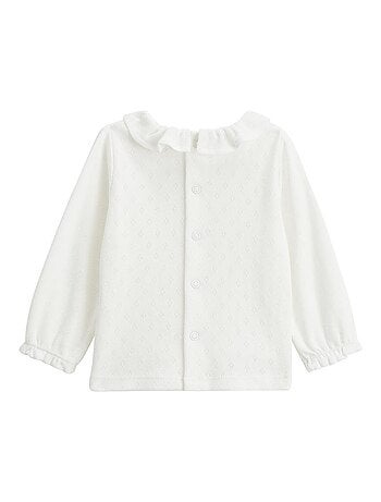 Ensemble salopette bébé en molleton et t-shirt Miss Chatchatchat