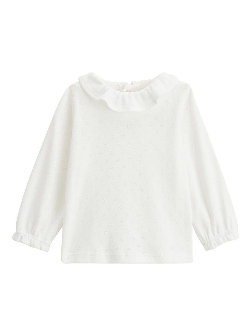 Ensemble salopette bébé en molleton et t-shirt Miss Chatchatchat Rose - Kiabi