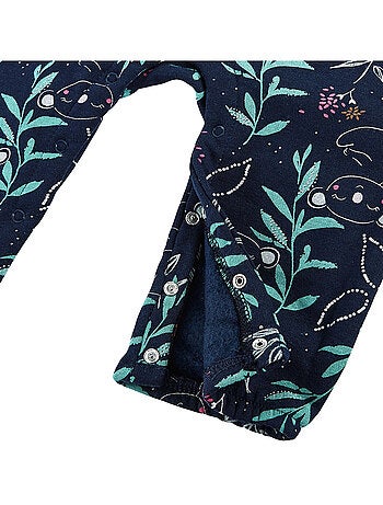 Ensemble Bébé Salopette + T-shirt Mini Loutre En Molleton - Petit Béguin - 8