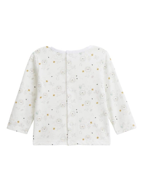 Ensemble salopette bébé en molleton ultra chaud et t-shirt Kenya - Kiabi