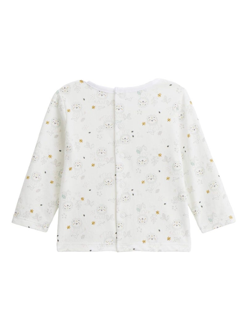 Ensemble salopette bébé en molleton ultra chaud et t-shirt Kenya Vert - Kiabi