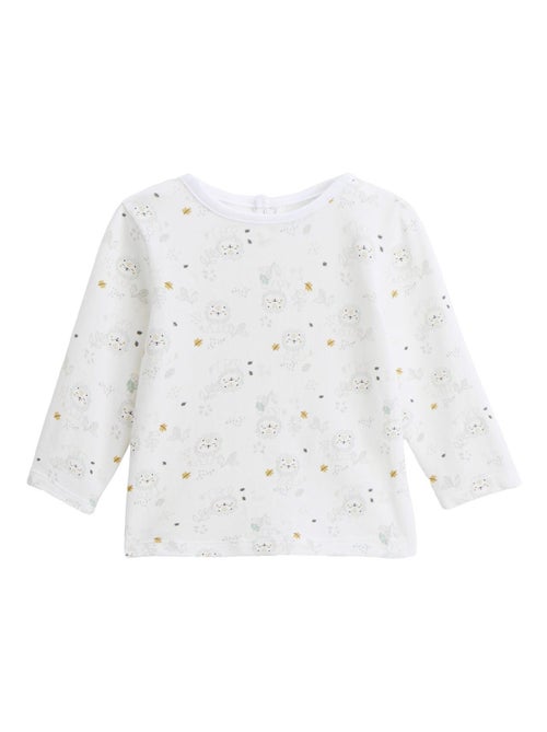 Ensemble salopette bébé en molleton ultra chaud et t-shirt Kenya - Kiabi